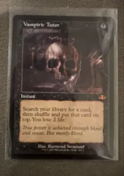 Vampiric Tutor (Retro Frame) Dominaria Remastered Regular Never Played - Image 1