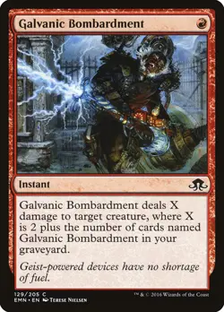 Galvanic Bombardment [Eldritch Moon] Lightly Played Foil - Image 1