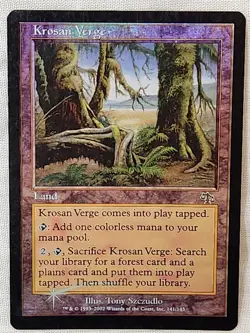 NM Krosan Verge Foil Judgment Mtg Magic the Gathering - Image 1