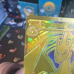 Mega Charizard Y Ex Ascended Heroes Gold Pokemon Card 294/217 Pack Fresh - Image 3