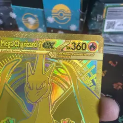 Mega Charizard Y Ex Ascended Heroes Gold Pokemon Card 294/217 Pack Fresh - Image 4