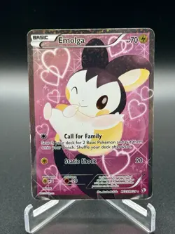 Pokemon TCG Emolga RC23/RC25 Radiant Collection Legendary Treasures Heavy Play - Image 1