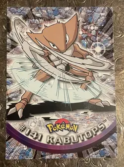 Topps Pokemon Kabutops #141 2000 TV Animation Edition Series 3 Blue Logo NM!! - Image 1