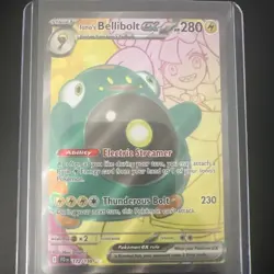 Pokemon TCG Iono's Bellibolt EX Full Art Ultra Rare Holo Card 172/159 - Image 1