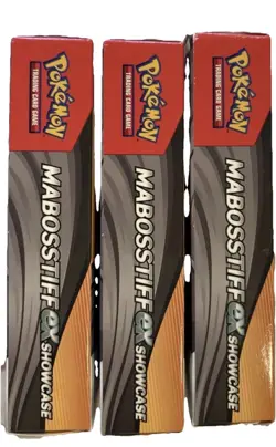 Lot Of (3) Pokemon TCG: Mabosstiff ex Showcase Boxes Brand New Sealed 🔥 9 Packs - Image 2