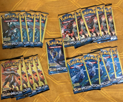 Pokemon Trading Card Game Sun & Moon 21 Packs Lot 3 Card Packs - Image 1