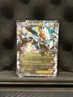 Pokemon TCG - Black Kyurem EX 100/113 Ultra Rare Legendary Treasures MP - Image 1