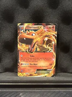Charizard EX Pokemon XY-Flashfire Ultra Rare 11/106 - MP - Image 1