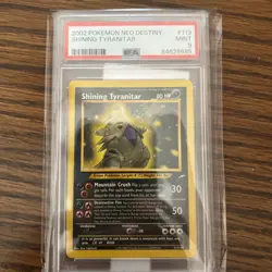 Pokemon - PSA 9 Shining Tyranitar 113/105 - Neo Destiny - MUST SELL - Image 1