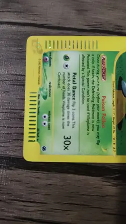 2002 Pokemon Expedition Set Vileplume Holo #31/165 Vintage - Image 4