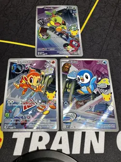 Chimchar Turtwig & Piplup 1st Partners Promo Set Sinnoh Starters Pokemon TCG NM - Image 1