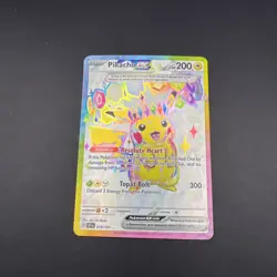 Pikachu EX 219/191 Ultra Rare Pokemon TCG Surging Sparks SV8 NM - Image 1