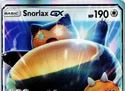 Pokemon Sun & Moon Snorlax GX SM05 Holo Black Star Promo - Image 3