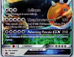 Pokemon Sun & Moon Snorlax GX SM05 Holo Black Star Promo - Image 4
