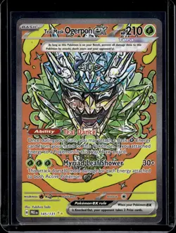 Pokemon SV: Prismatic Evolutions Teal Mask Ogerpon ex 145/131 - Image 1