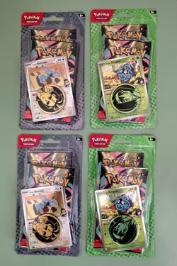 Pokemon TCG Ascended Heroes 2-Pack Blister Erika and Larry -NEW/SEALED Lot Of 4 - Image 1