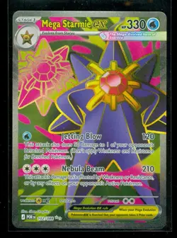 Pokemon MEGA STARMIE EX 102/088 - Perfect Order - ULTRA RARE FULL ART - MINT - Image 1