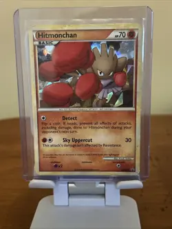 Hitmonchan HGSS24 HeartGold & SoulSilver Cracked Ice Holo Black Star Promo - MP - Image 1