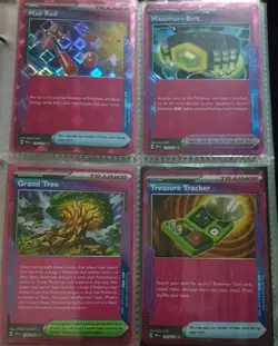 Pokemon TCG Ace Spec Bundle 4 cards nm , treasure tracker, max rod, tree, belt - Image 2