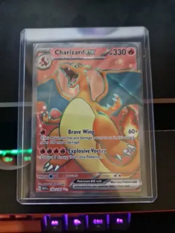 Pokemon TCG Charizard EX 183/165 Scarlet & Violet 151 Card English Edition - Image 1