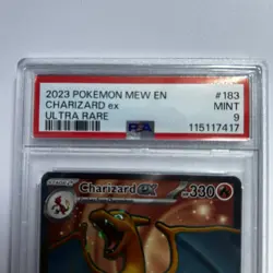 Pokemon TCG Charizard EX 183/165 Scarlet & Violet 151 Card English Edition PSA 9 - Image 3