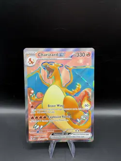 Pokemon TCG Charizard EX Full Art Card 183/165 Scarlet Violet 151 - Image 5