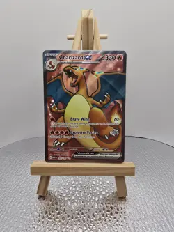 Pokemon TCG Charizard EX Scarlet Violet Card 151 183/165 NM/M Condition - Image 1