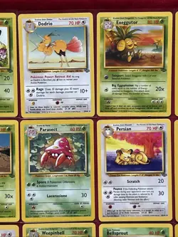 Jungle Set Pokemon Cards X33 Vintage Base Set LP-NM Condition (P32) - Image 3