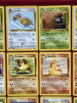Jungle Set Pokemon Cards X33 Vintage Base Set LP-NM Condition (P32) - Image 4