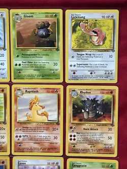 Jungle Set Pokemon Cards X33 Vintage Base Set LP-NM Condition (P32) - Image 5