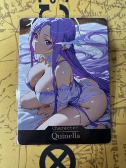 Quinella Sword Art Online Hentai Anime Doujin Waifu ACG Custom Card - Image 1