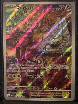 Pokemon Drowzee TCG Scarlet & Violet Base Set Holo Card 210/198 Illustration C - Image 1