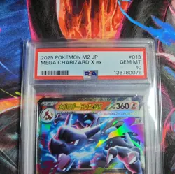 PSA 10 Mega Charizard X ex RR 013/080 Inferno X M2 2025 Pokemon Card Japanese - Image 2