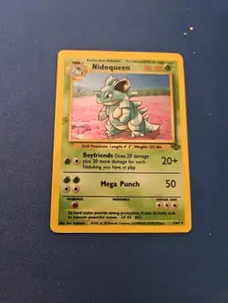 Nidoqueen 7/64 Jungle Unlimited Holo Rare Pokemon Card LP - Image 1