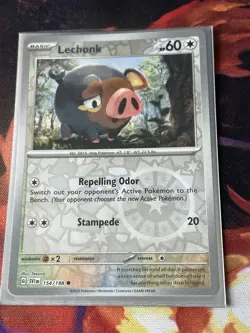 LECHONK - 154/198 - Reverse Holo - Scarlet & Violet - NM/M - Pokemon Card - Image 1