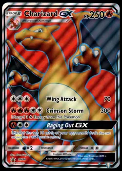 Charizard GX SM60 JUMBO OVERSIZED Black Star Promo Pokemon Card - Image 1