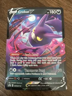 Pokemon Crobat V SWSH110 SWSH: Sword & Shield Promo Cards Holo - Image 1