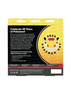 Pokemon TCG Day 2026 Exclusive Box Pikachu Promo Card & Boosters English - Image 3