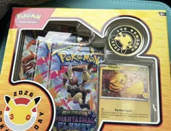 Pokemon TCG Day 2026 Exclusive Box Pikachu Promo Card & Boosters English - Image 4