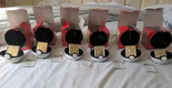 Full Set Of 6, 23K Gold Plated 1999 Burger King Pokemon Trading Cards - Image 1