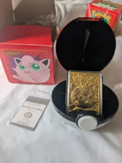 Full Set Of 6, 23K Gold Plated 1999 Burger King Pokemon Trading Cards - Image 4