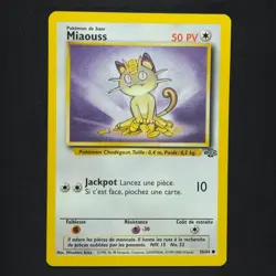 Meowth Miaouss 56/64 - French Jungle - Pokemon Card - Image 1