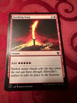 Seething Song Normal C Commander 2021 179 NM - Image 1