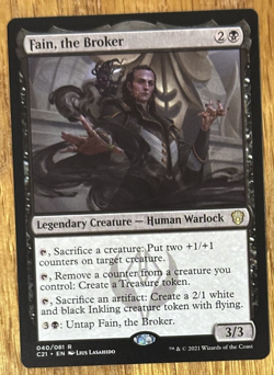 MTG Commander 2021, Fain, the Broker - Image 1