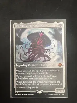 Emrakul, the World Anew MH 3 Foil Mythic Eldrazi 473 Colorless MTG NM - Image 1