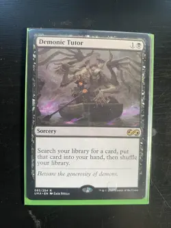 Wizards of the Coast Demonic Tutor Ultimate Masters Rare Black Sorcery English - Image 1