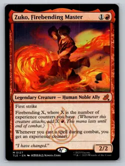Zuko, Firebending Master Avatar: The Last Airbender: Eternal-Legal Regular - Image 1