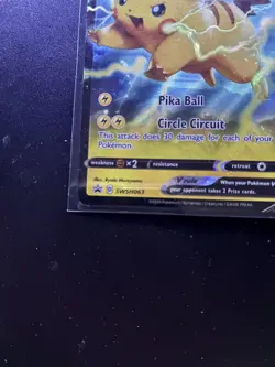 Pikachu V SWSH063 | Sword & Shield Promo Cards | NM Pokemon Tcg Card - Image 3