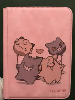 pokemon Laser Engraved Gengar And Clefable Binder(Made To Order) - Image 2