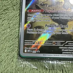 Pokemon TCG Alakazam 009 Mega Evolutions ETB Promo NM Sealed - Image 2
